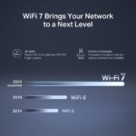 Maršrutižatorius MERCUSYS MR27BE, šoninis vaizdas su Ethernet LAN prievadais