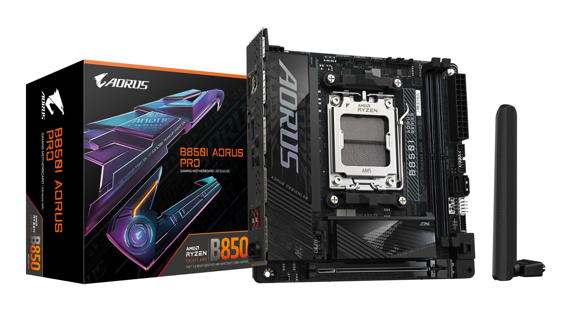efb54a80-56e2-4ff4-930b-15c841581d56 Gigabyte B850I AORUS PRO su AMD procesoriaus lizdu AM5 ir DDR5 atmintimi