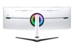 Monitorius Samsung Odyssey Neo G9 G95NC, šoninis vaizdas su VESA tvirtinimu