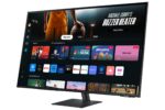 Monitorius Samsung LS43DM702UUXDU, šoninis vaizdas su HDMI prievadais