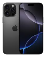 Apple iPhone 16 Pro Max su A17 Pro, 6.9 colio ekranas, Black Titanium
