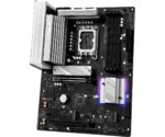 Motininė plokštė ASRock B860 PRO RS WIFI, šoninis vaizdas su jungtimis