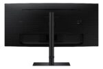 Monitorius Samsung LS34C652UAUXEN, šoninis vaizdas su VESA tvirtinimu