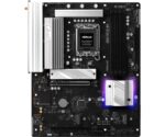 Motininė plokštė ASRock B860 PRO RS WIFI, šoninis vaizdas su jungtimis