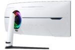 Monitorius Samsung Odyssey Neo G9 G95NC, šoninis vaizdas su HDMI prievadais