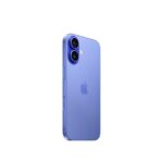 iPhone 16 128GB Ultramarine, šoninis vaizdas su matomais mygtukais