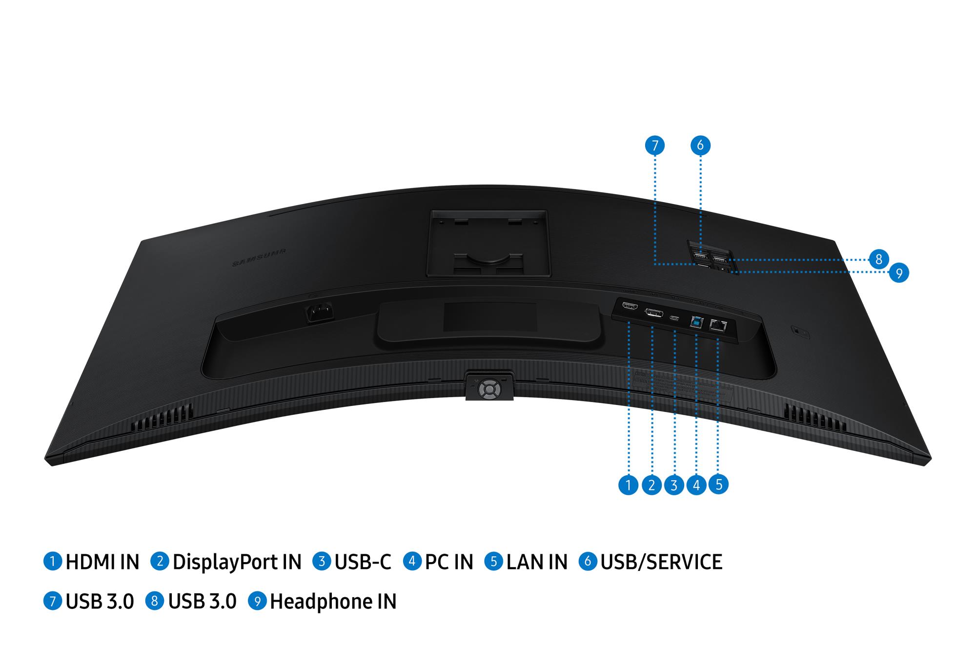 9137ca68-d525-4572-bc0b-14d8916617f1 Monitorius Samsung LS34C652UAUXEN, matomas iš šono su VESA tvirtinimu