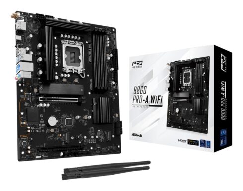 ASRock B860 PRO-A WIFI motininė plokštė su Intel procesoriaus lizdu LGA1851