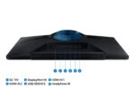 Monitorius Samsung Odyssey G5 G51C, šoninis vaizdas su VESA tvirtinimu