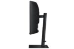 Monitorius Samsung LS34C652UAUXEN, šoninis vaizdas su VESA tvirtinimu