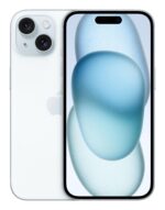 iPhone 15 su A16 Bionic, 6.1" Super Retina XDR ekranas, mėlyna spalva