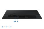 Monitorius Samsung LS27D300GAUXEN, matomas iš šono, rodo HDMI prievadą