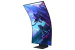 Monitorius Samsung LS55CG970NUXDU, šoninis vaizdas su HDMI prievadais