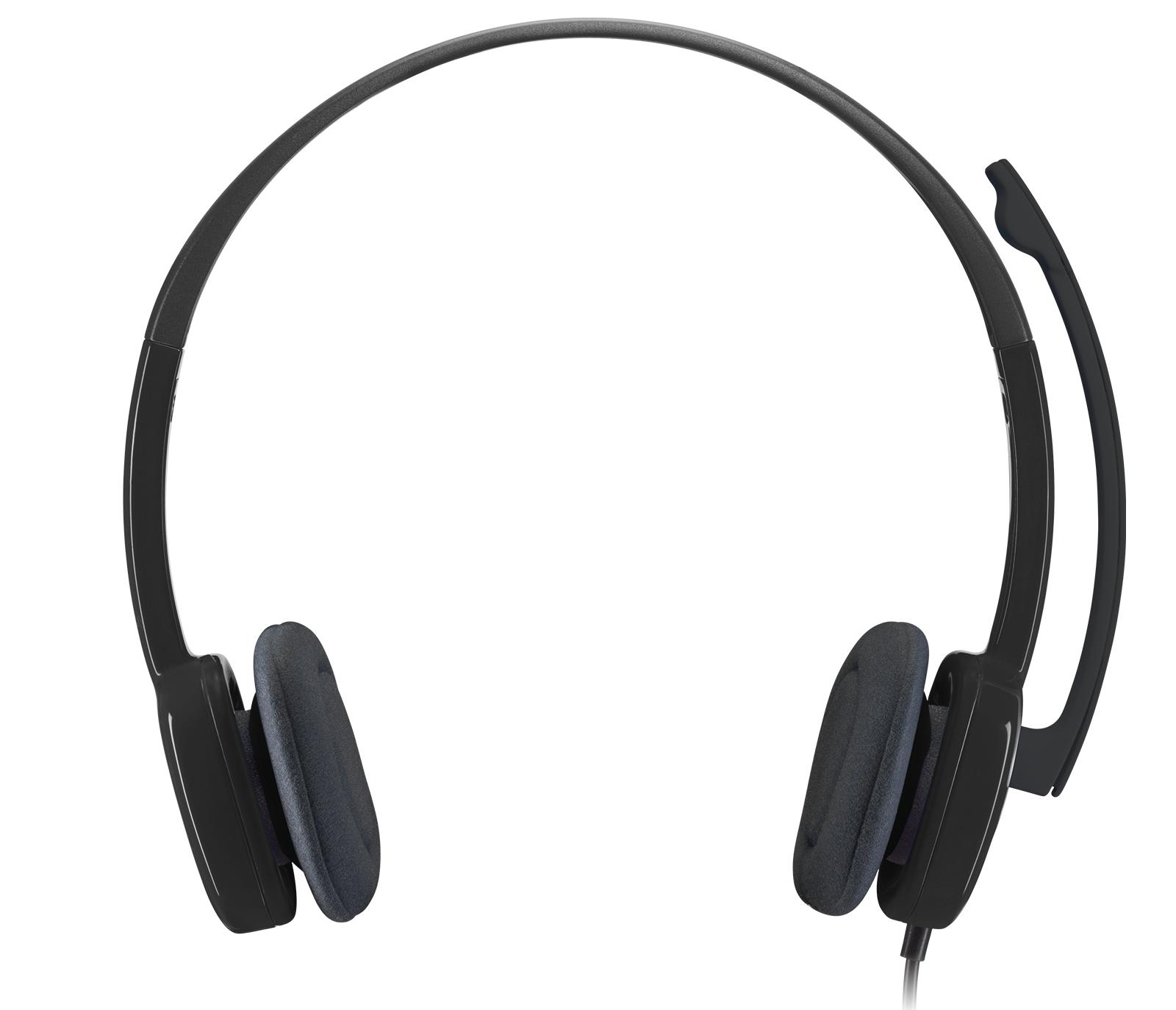 0e422662-51d8-4411-83e6-dc932fb0f62d Logitech H151 ausinės su mikrofonu, matomos iš šono