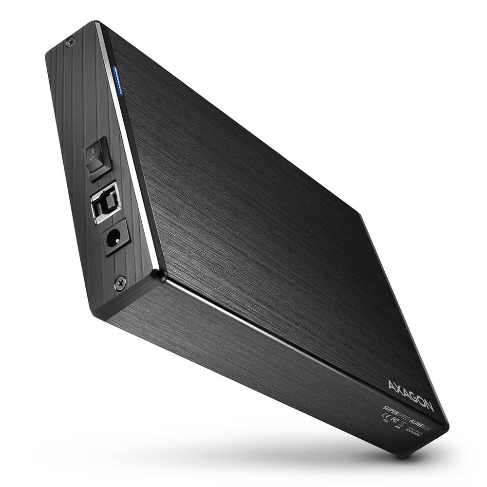 18bdf6fc-3919-4675-9050-a04186795171 AXAGON EE35-XA3 kompaktiška aliuminio USB 3.2 Gen 1 išorinė dėžutė 3.5" HDD