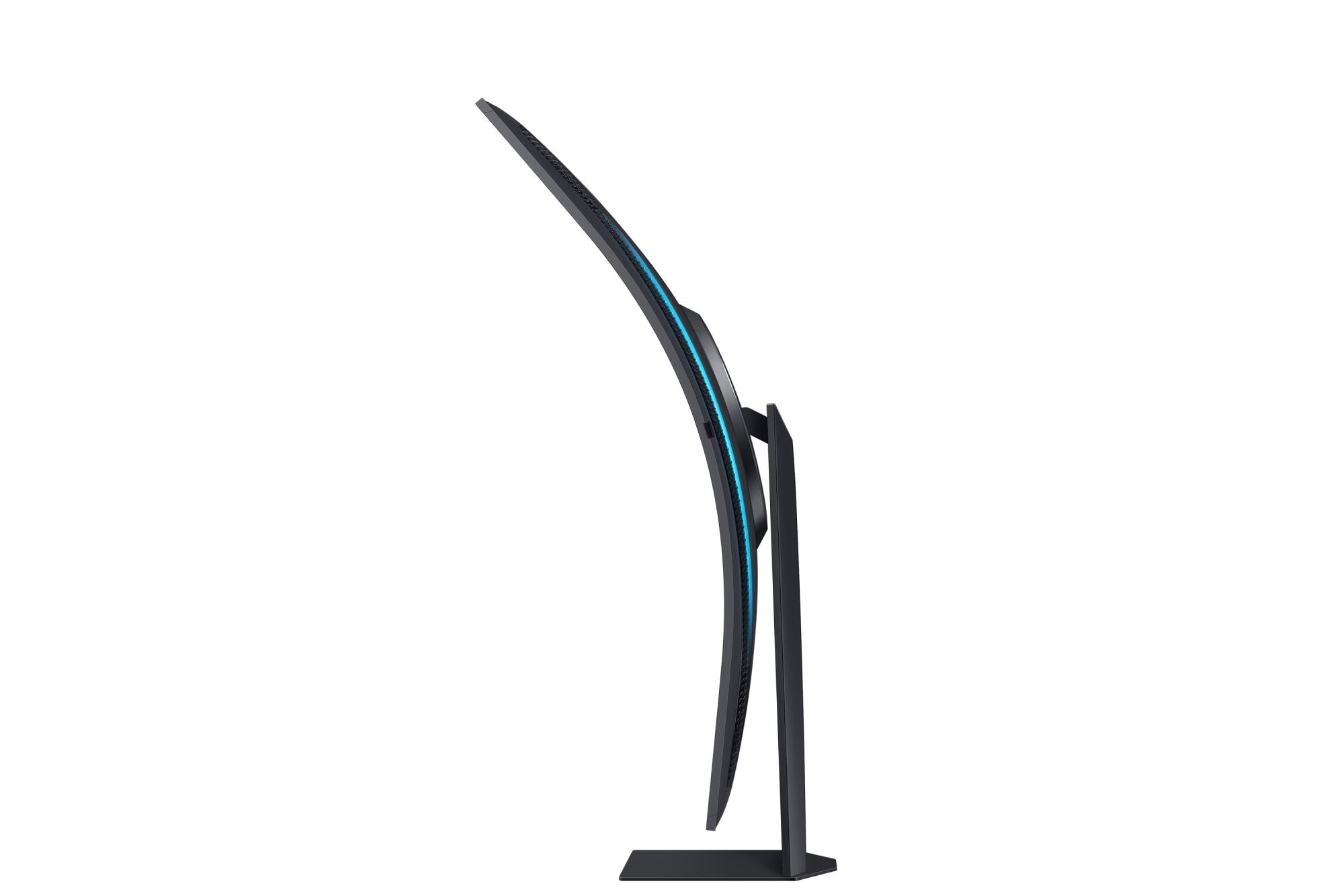 2469abf4-f244-42ad-805d-6ff8d91edbdc Monitorius Samsung LS55CG970NUXDU, šoninis vaizdas su HDMI prievadų išdėstymu