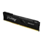 Atminties modulis Kingston Fury Beast, matomas iš šono, su 288-pin DIMM jungtimi