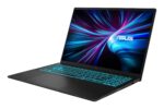 Nešiojamas kompiuteris Asus Vivobook 16 V3607VU-RP059W, matomas iš šono, su atidarytu ekranu