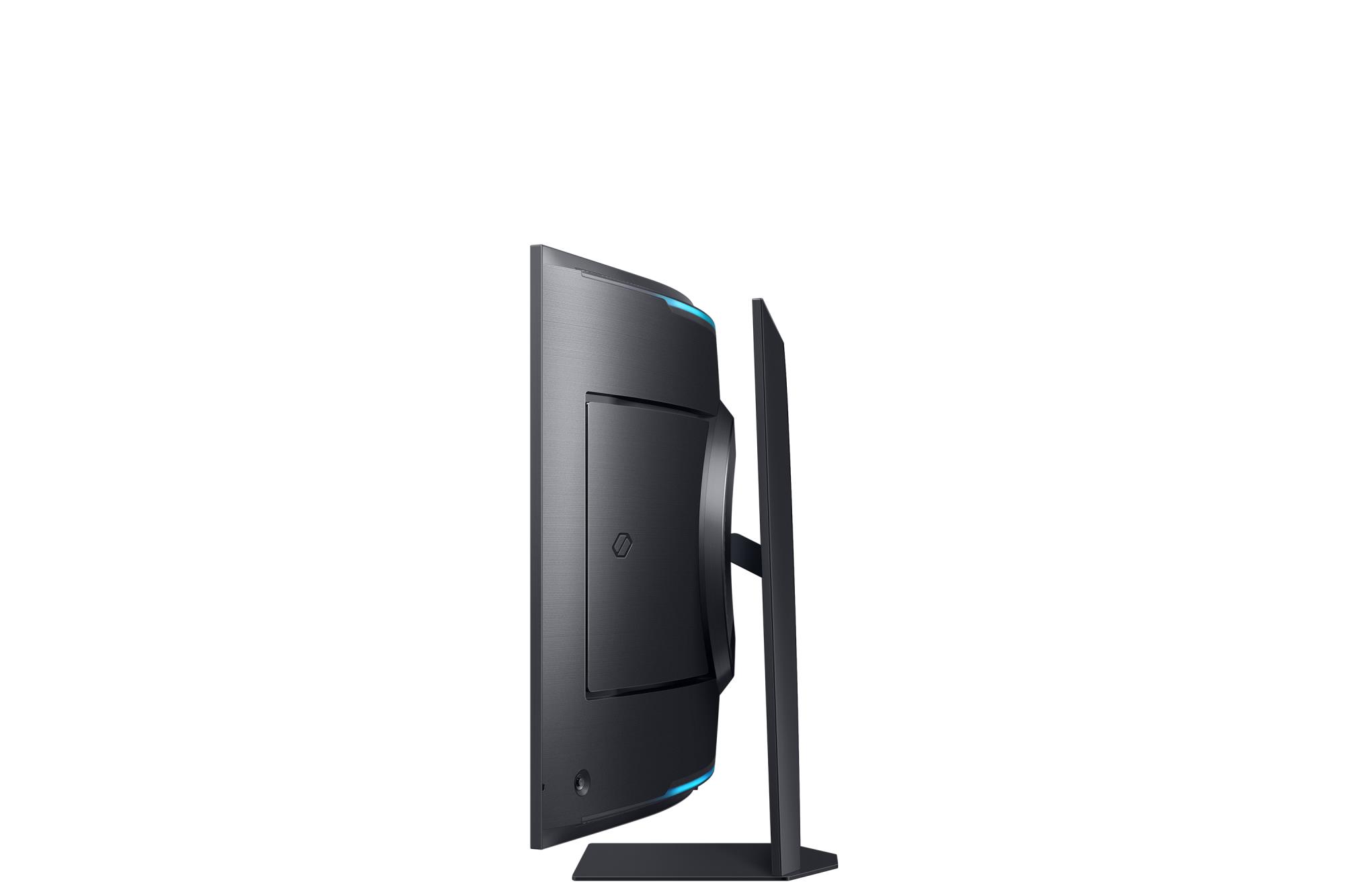 67c584d2-98e3-4cbb-a119-23fa1d8a1e1f Monitorius Samsung LS55CG970NUXDU, šoninis vaizdas su HDMI prievadų išdėstymu