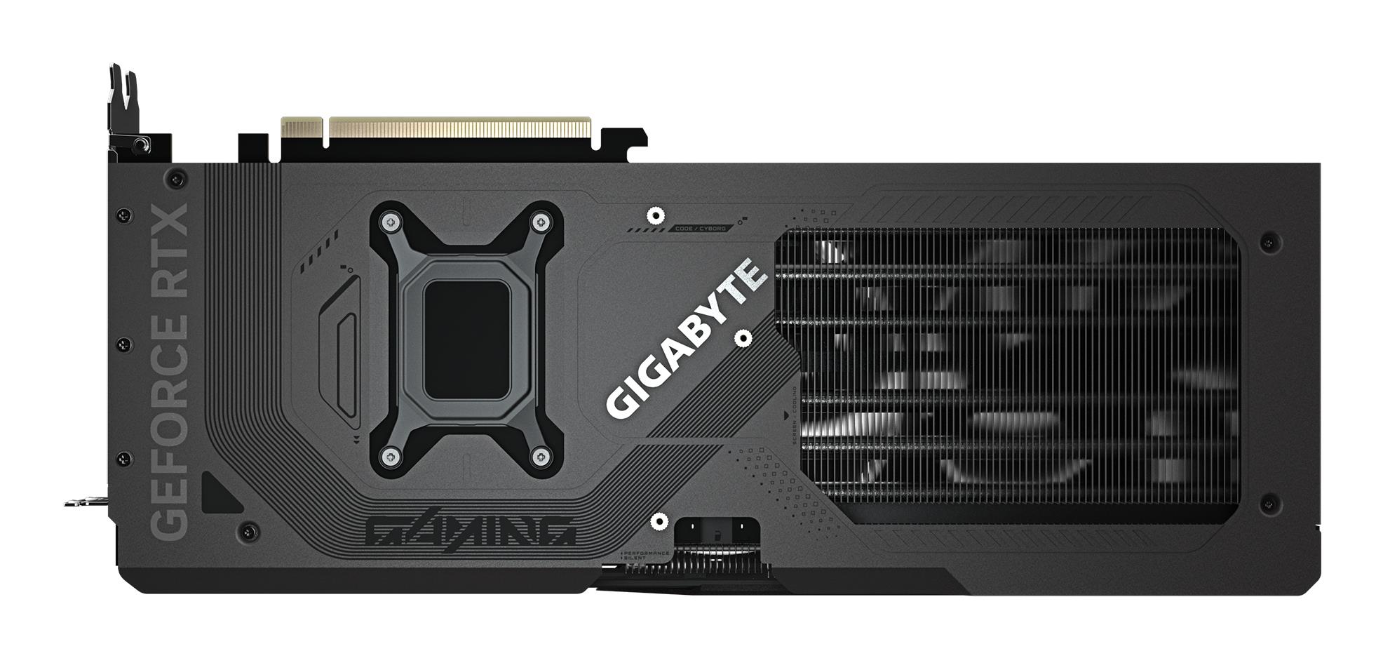 7be493d0-4809-4e93-9fc7-a33cf82b59fb Vaizdo plokštė Gigabyte GeForce RTX 5070 GAMING OC 12G, šoninis vaizdas