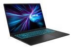 Nešiojamas kompiuteris Asus Vivobook 16 V3607VU-RP059W, šoninis vaizdas su klaviatūra ir ekranu