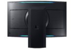 Monitorius Samsung LS55CG970NUXDU, šoninis vaizdas su HDMI prievadais