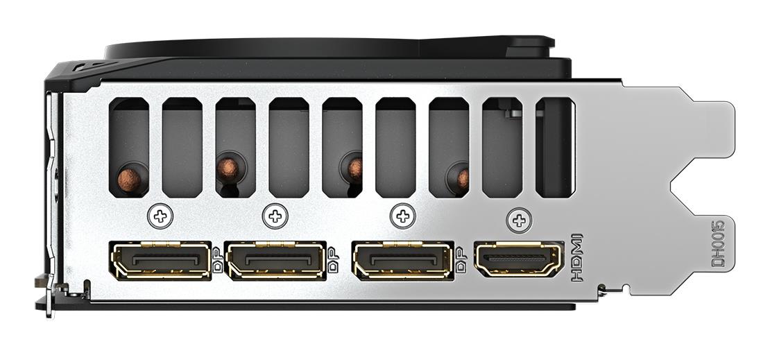 b1f65065-2aa7-41a7-8843-1c5c81d7b9f2 Vaizdo plokštė Gigabyte GeForce RTX 5070 WINDFORCE OC SFF, šoninis vaizdas