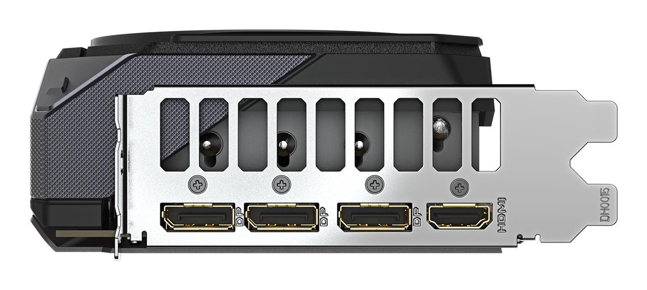 b5968c48-afe5-4f5e-9f0a-e8b110d2c9a8 Vaizdo plokštė Gigabyte GeForce RTX 5070 GAMING OC 12G, šoninis vaizdas