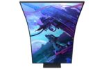 Monitorius Samsung LS55CG970NUXDU, šoninis vaizdas su HDMI prievadų išdėstymu