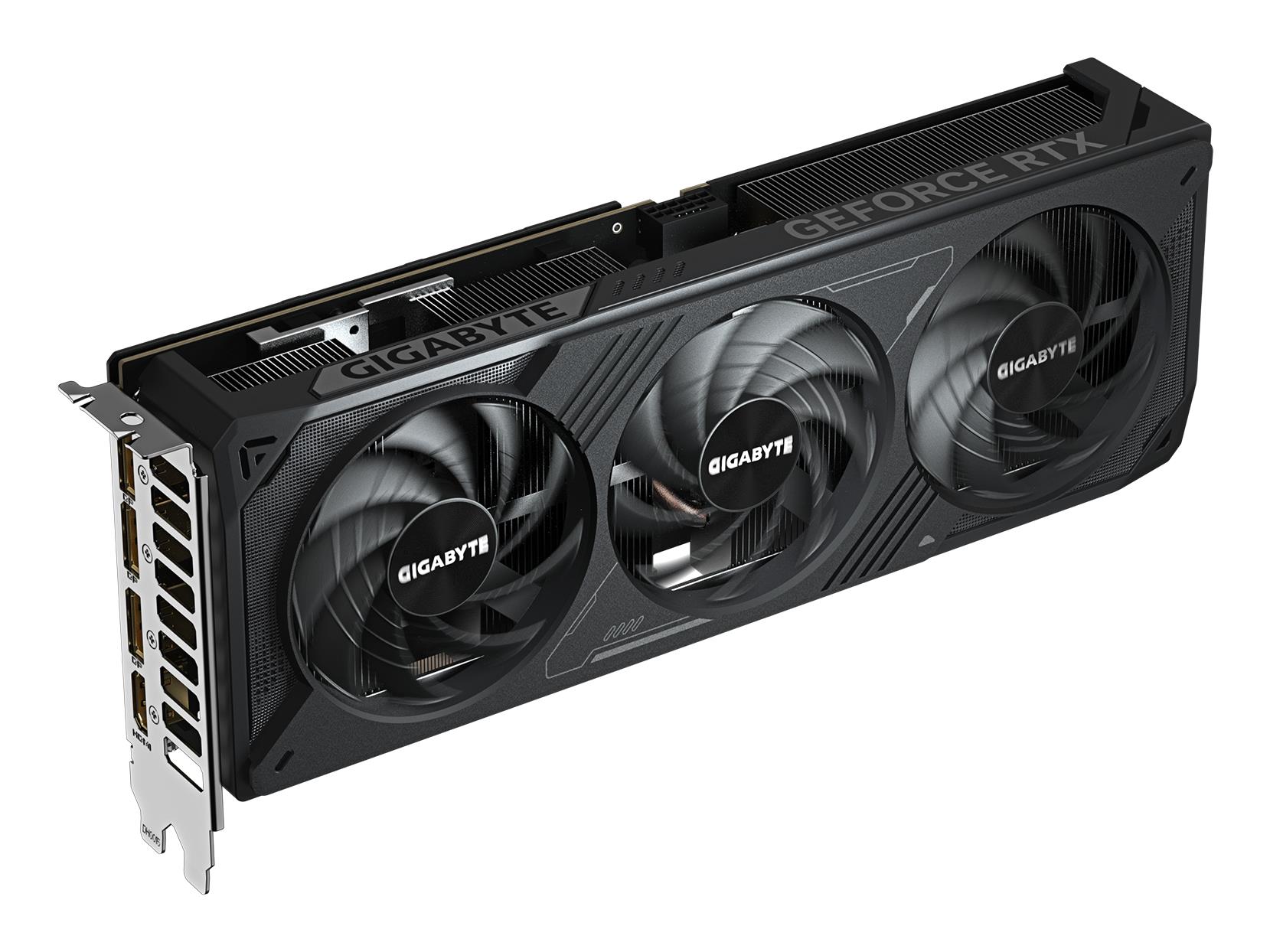 cb38efaa-d41c-40ad-997a-1a7707926b94 Vaizdo plokštė Gigabyte GeForce RTX 5070 WINDFORCE OC SFF, šoninis vaizdas