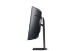 Monitorius Samsung LS55CG970NUXDU, šoninis vaizdas su HDMI prievadų išdėstymu