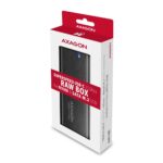 AXAGON EEM2-SB2 metal box su atidarymu, matomas USB-C prievadas
