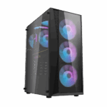 Kompiuteris su AMD Ryzen 7 5700 ir Intel Arc A380 6GB