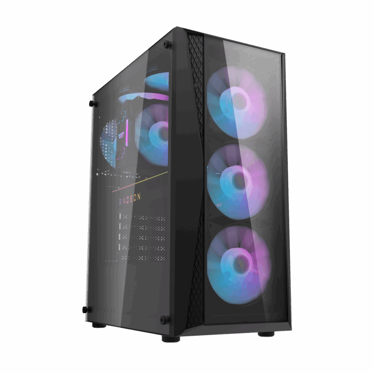 Kompiuteris su AMD Ryzen 7 5700 ir Intel Arc A380 6GB