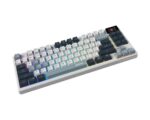 Klaviatūra MSI FORGE GK600 TKL WIRELESS, šoninis vaizdas su RGB apšvietimu