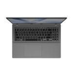 Nešiojamas kompiuteris Asus Vivobook 16, vaizdas iš šono su atidarytu ekranu