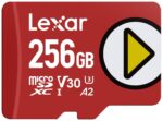 Lexar PLAY 256 GB microSDXC atminties kortelė, klasė 10