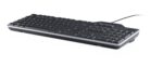 Klaviatūra Dell KB813 su rusų išdėstymu, matoma iš šono