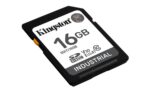 SDHC/SDXC SD kortelė su 16 GB talpa, matoma iš šono