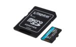 Kingston Canvas Go! Plus 128 GB microSD kortelė su pakuote