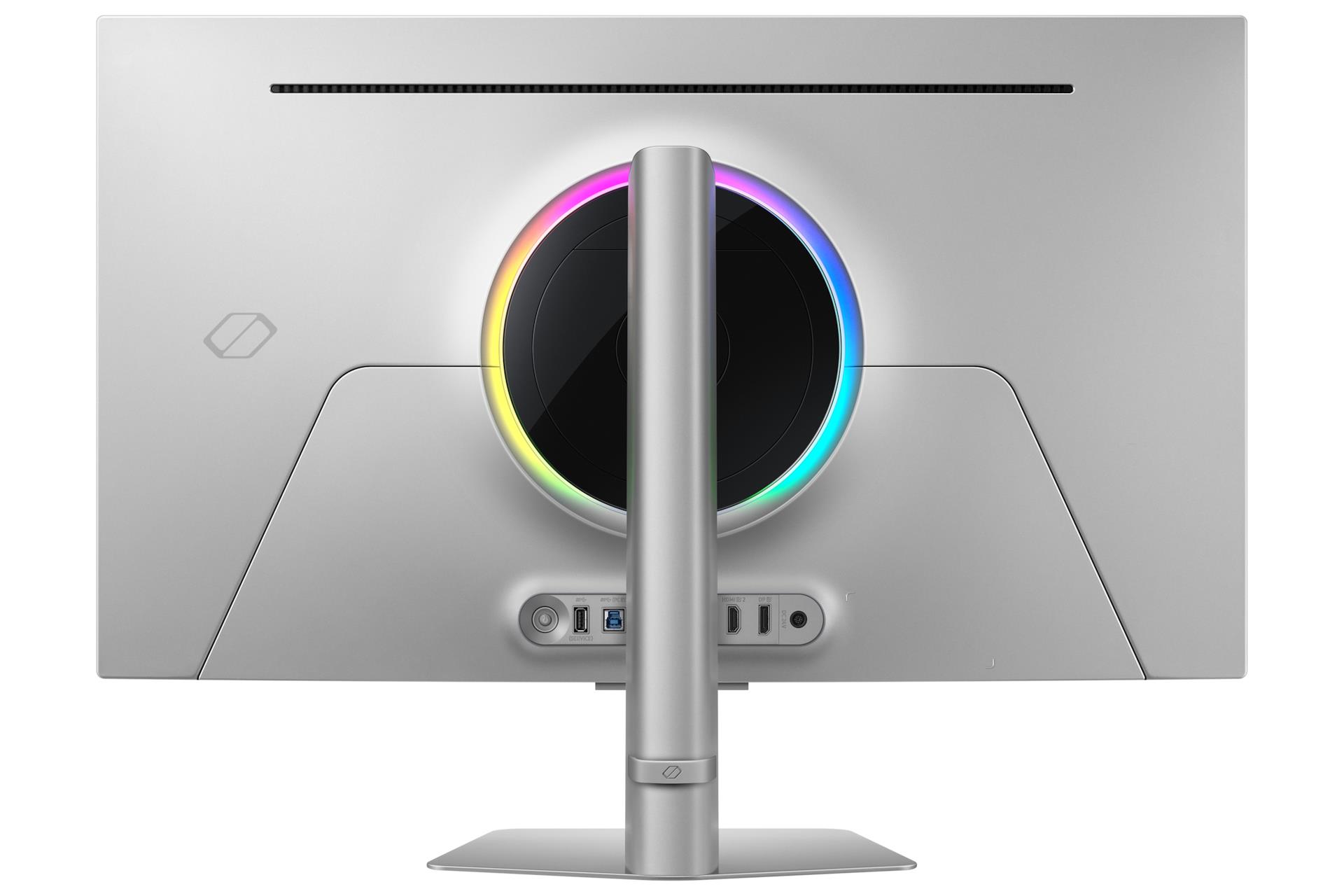 4915f7e1-e3af-43f2-a447-cb0189d3d435 Monitorius Samsung LS32FG810SUXEN, šoninis vaizdas su reguliuojamu aukščiu