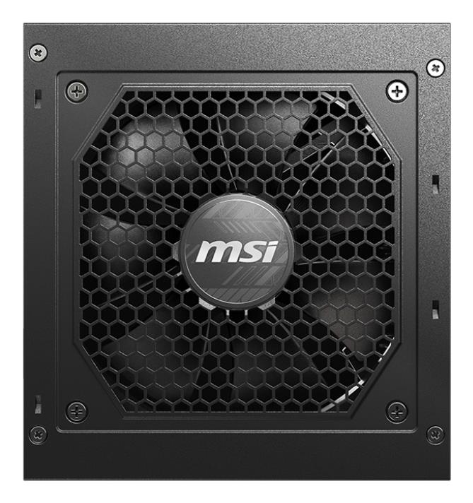 a25bb385-80fd-4b7d-85b0-c156722d9675 Maitinimo blokas MSI MAG A750GL PCIE5 II, matomas iš šono