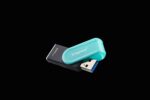 USB atmintinė Kingston DataTraveler Exodia S, juoda/turquoise, su sukamu dangteliu