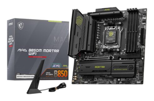 MSI MAG B850M MORTAR WIFI su Wi-Fi 7 ir PCIe 5.0