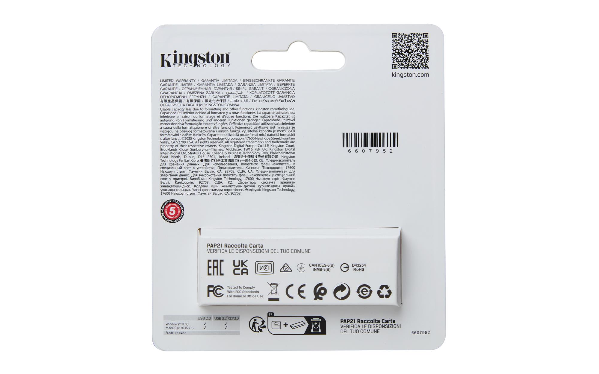 7f402bf4-a34a-470a-a12e-4ed6834a7d8b USB atmintinė Kingston DataTraveler Exodia S su sukamu dangteliu ir ryškiomis spalvomis
