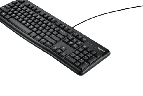 LOGITECH K120 laidinė klaviatūra juoda USB, standartinis išdėstymas