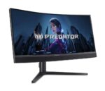 Monitorius Acer Predator X34 V3bmiiphuzx, šoninis vaizdas su VESA tvirtinimu