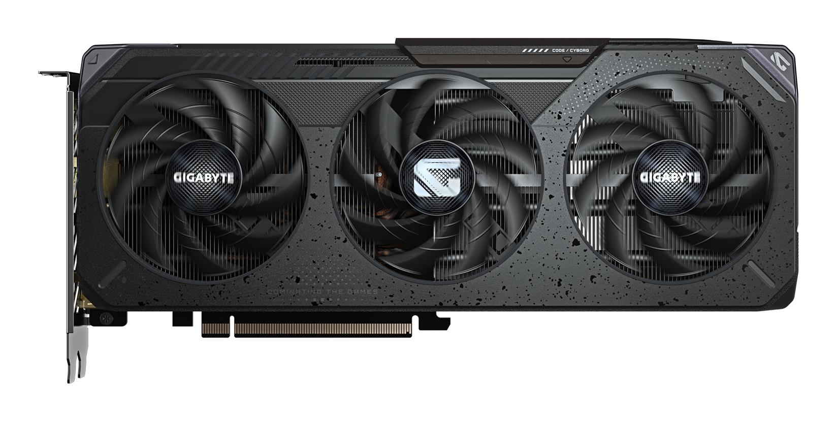 d29f8c3e-121c-4f88-ae5c-917e933b12ec Vaizdo plokštė Gigabyte Radeon RX 9060 XT su matomais HDMI ir DisplayPort prievadais