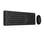 Asus CW100 klaviatūra ir pelė, matoma iš šono, su nano-imtuvu