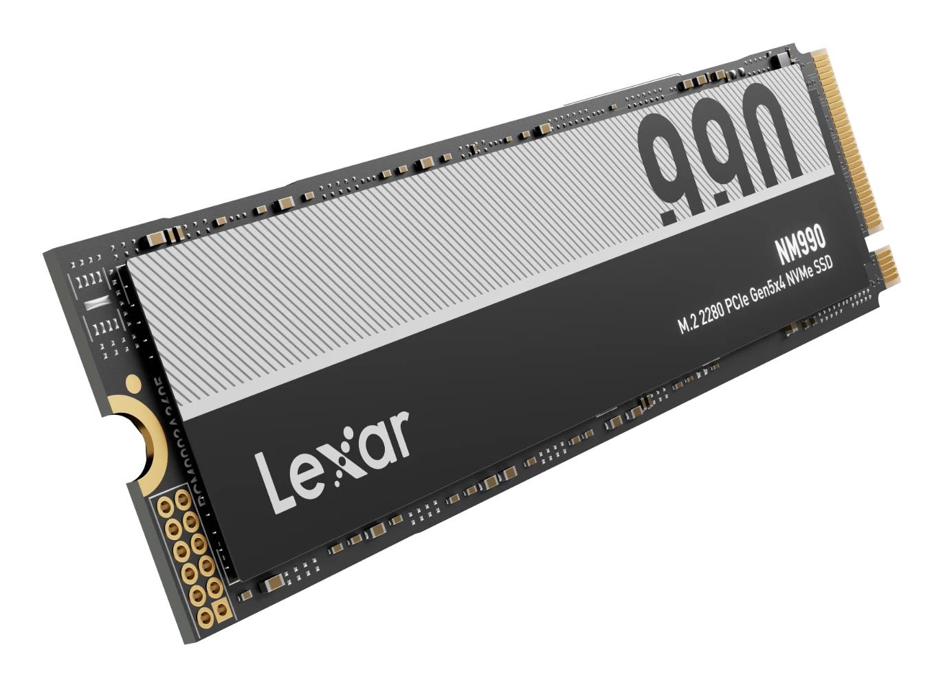 09619bdd-110a-44bc-b7a1-e75227d63d53 Lexar NM990 SSD, M.2 2280 formos faktorius, šoninis vaizdas